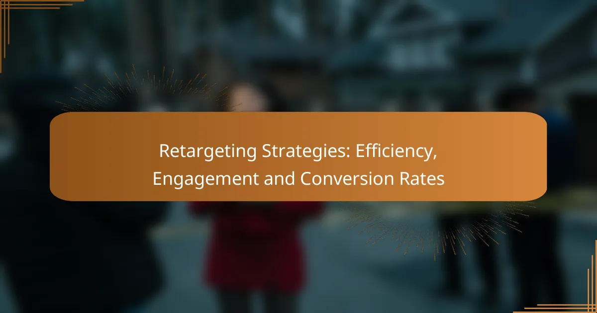 Retargeting Strategies: Efficiency, Engagement and Conversion Rates